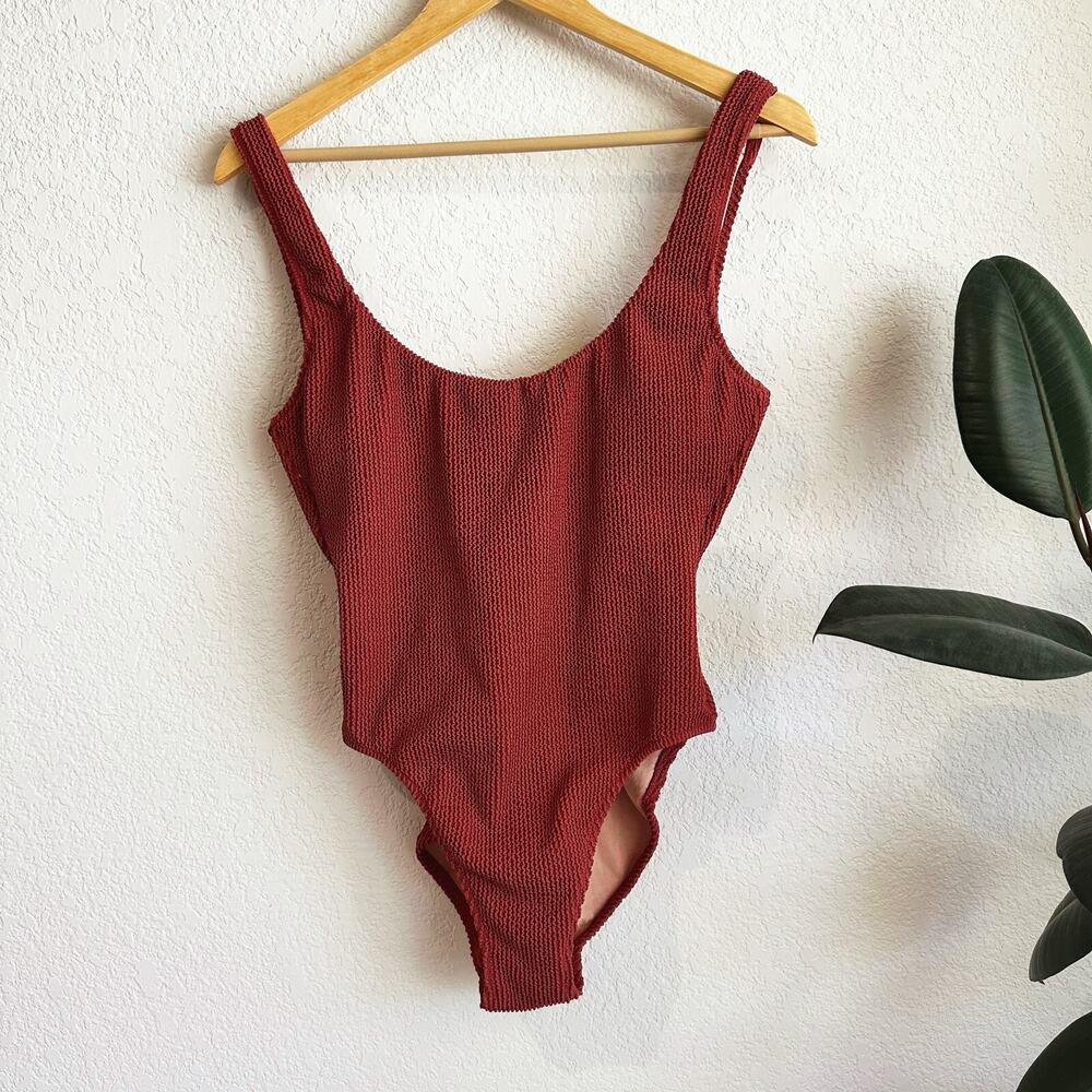 J. Crew Rust One Piece Swimsuit